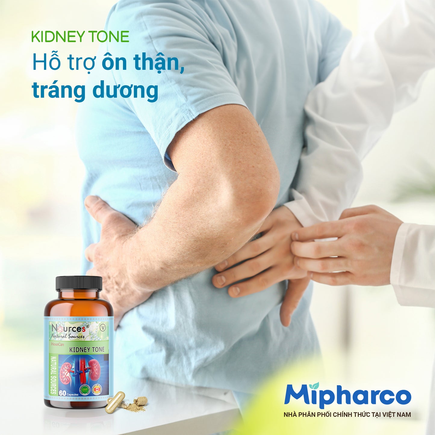 Kidney Tone – Viên uống thảo dược Canada điều hoà suy thận, bổ thận, tráng dương, chống suy nhược cơ thể.