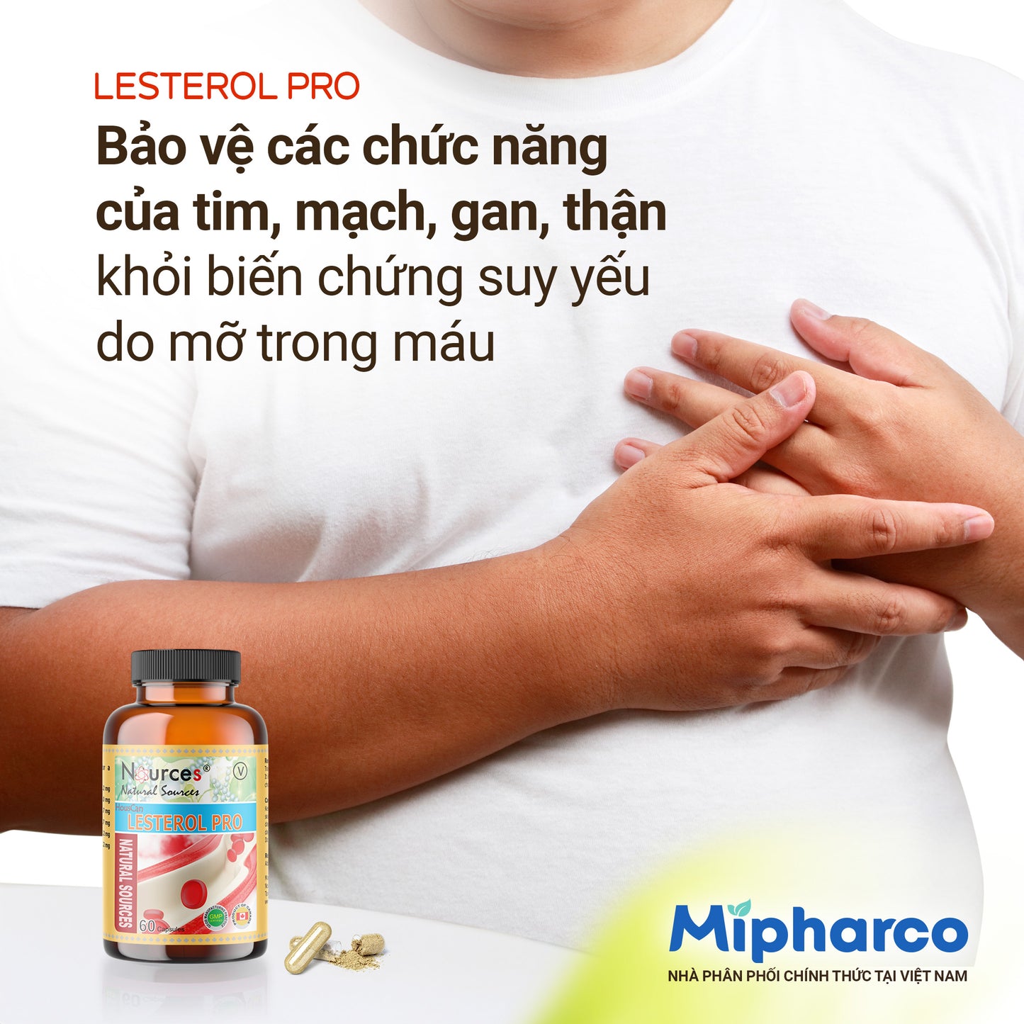 Lesterol Pro – Viên uống thảo dược Canada giảm Cholesterol, bảo vệ mạch máu.