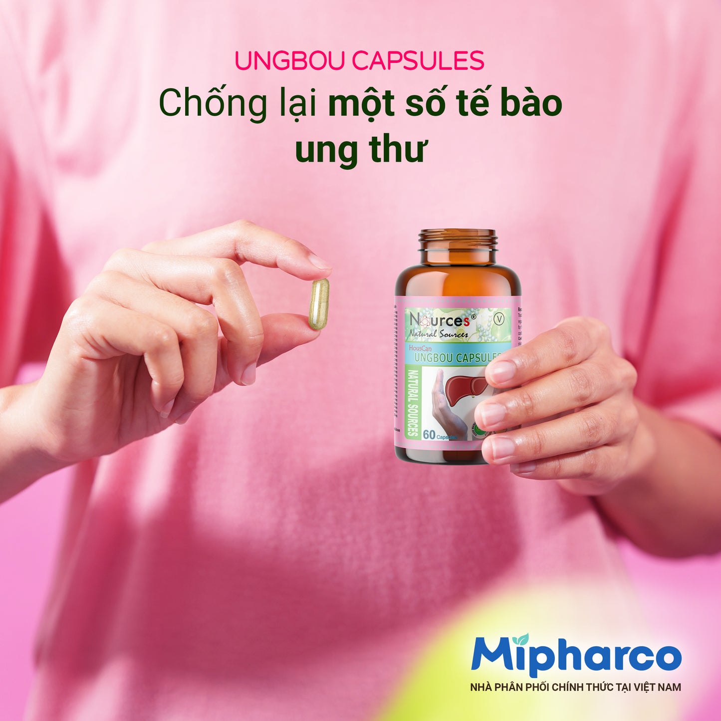 UngBou Capsules – Viên uống thảo dược Canada giảm đau và phòng ngừa ung bướu