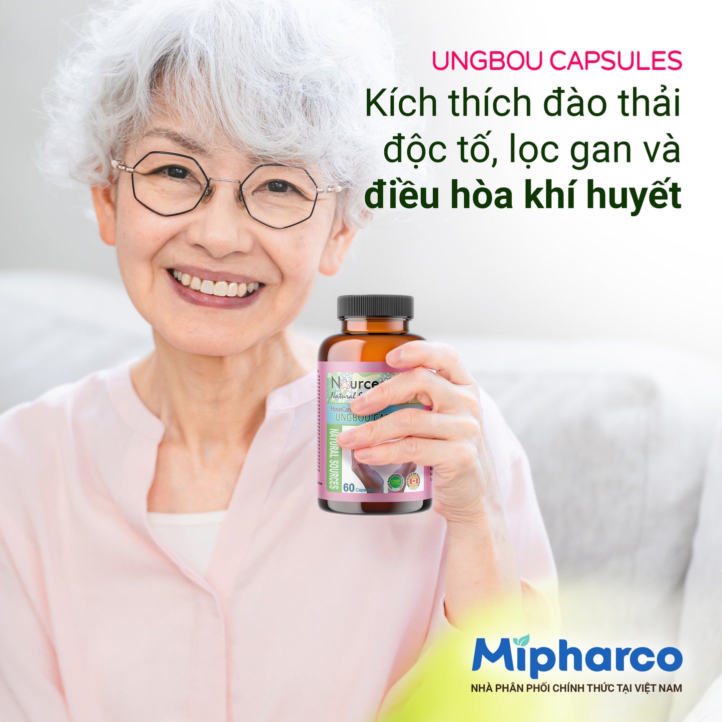 UngBou Capsules – Viên uống thảo dược Canada giảm đau và phòng ngừa ung bướu